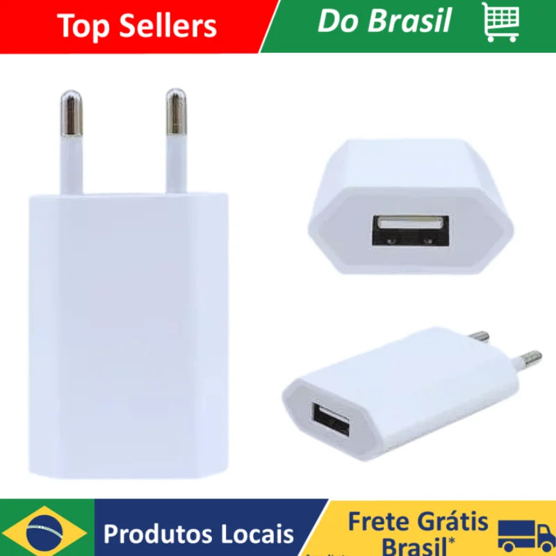 Fonte de Alimentação USB Bivolt 110V-220V — Carregador Universal