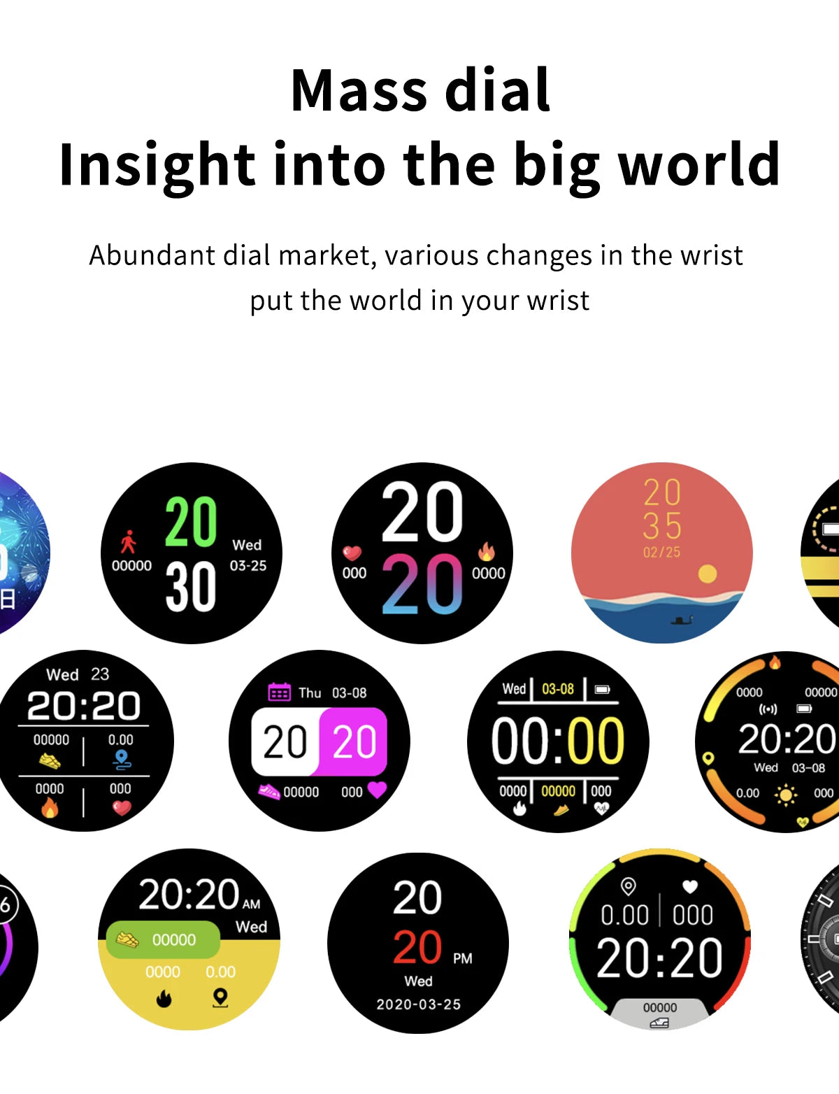 Smartwatch LIGE 2026 com Monitor Cardíaco e Fitness para Android e iOS