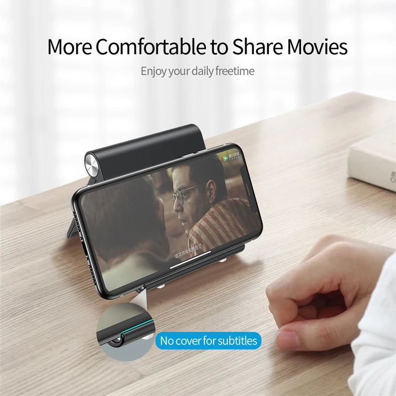 Suporte Telefónico de Mesa Universal — Ajustável 360° para iPhone e Android