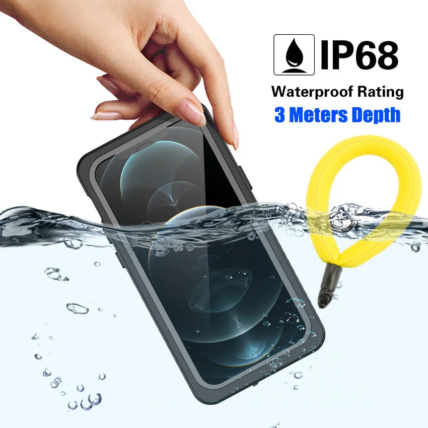 Capa Impermeável IP68 para iPhone SE e iPhone 7/8
