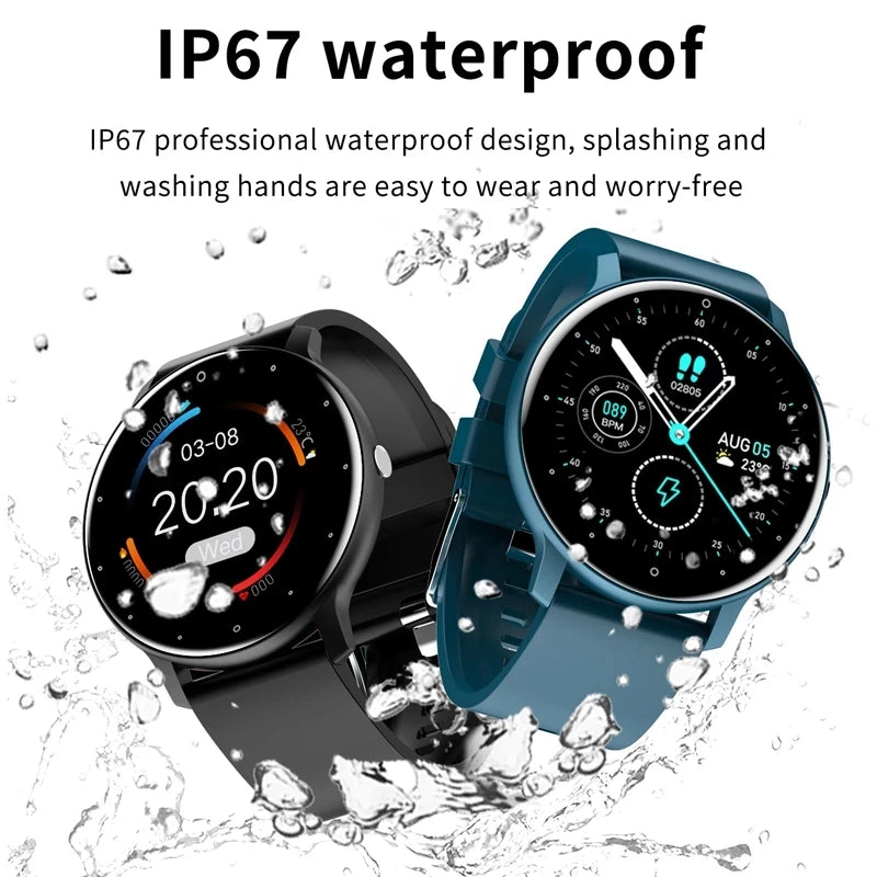 Smartwatch LIGE 2026 com Monitor Cardíaco e Fitness para Android e iOS