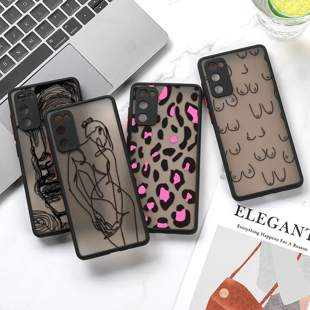Capa Matte Estética para Samsung Galaxy S Series