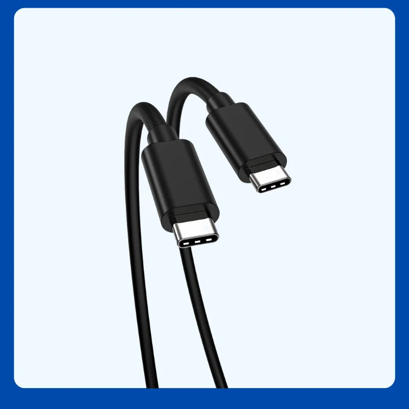 Cabo USB-C para USB-C 60W 10Gbps — Para MacBook, iPad e Laptop