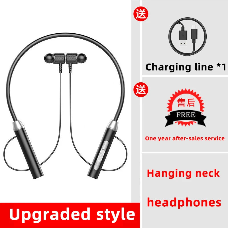 Auriculares Bluetooth Neckband Desportivos com Display LED
