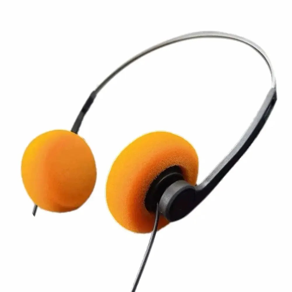 Auscultadores com Fio 3.5mm Memory Foam — Leves e Confortáveis