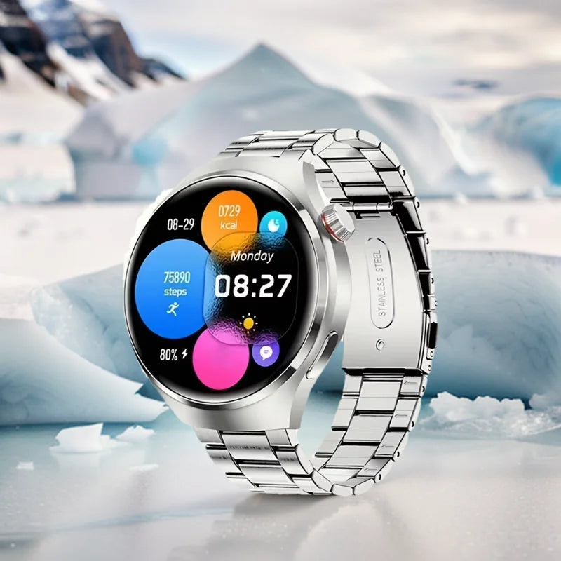 Smartwatch GT4 HD 1.52'' com Chamadas Bluetooth e Assistente de Voz