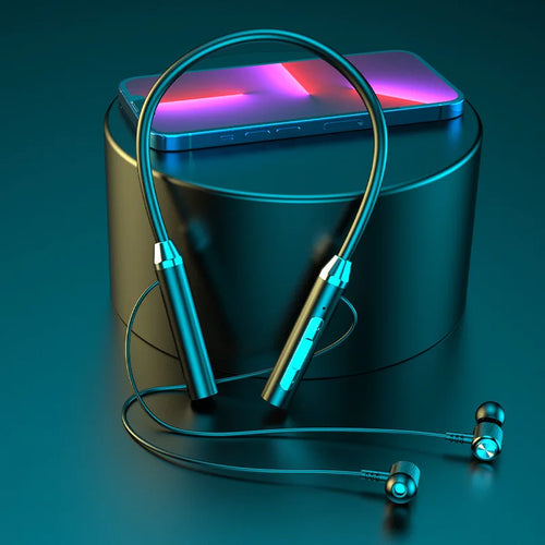Auriculares Bluetooth Neckband Desportivos com Display LED