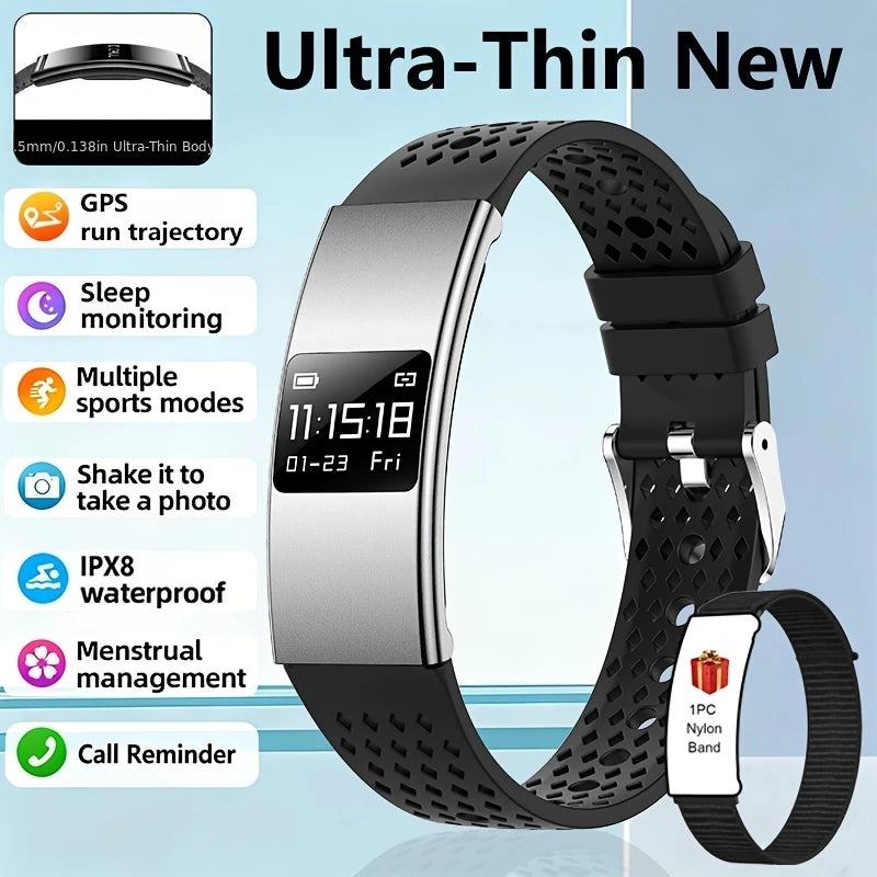 Smartwatch 2026 Estiloso — Múltiplos Modos de Exercício, IPX8 e Presente Perfeito