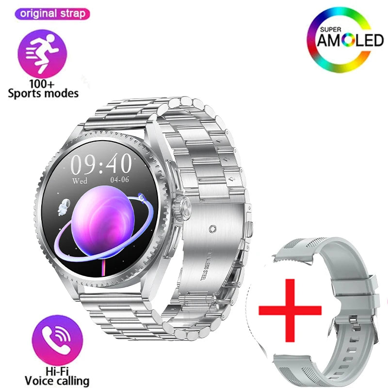 Smartwatch 2026 — NFC, GPS, Bússola, Altitude e Monitorização de Saúde Completa