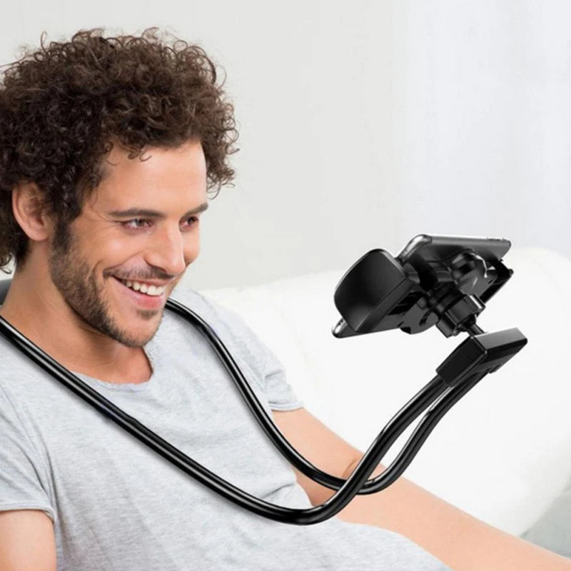 Suporte Flexível para Telefónico ao Pescoço 360° Hands-Free