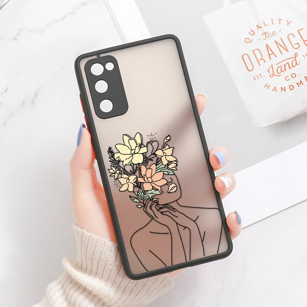 Capa Matte Estética para Samsung Galaxy S Series