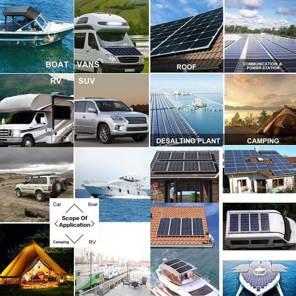 Painel Solar Portátil Dobrável 40W USB para Campismo e Caminhadas
