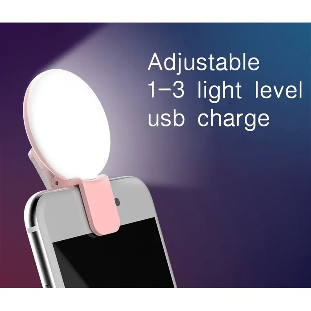 Luz LED Selfie Fill Light — Anel de Luz para Fotografia e Vídeo Universal