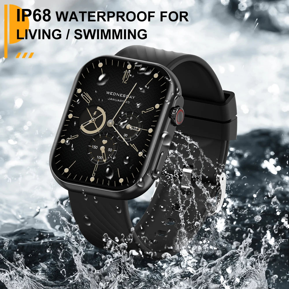 Smartwatch 2.01'' com GPS Integrado, IP68 e 100+ Modos Desportivos