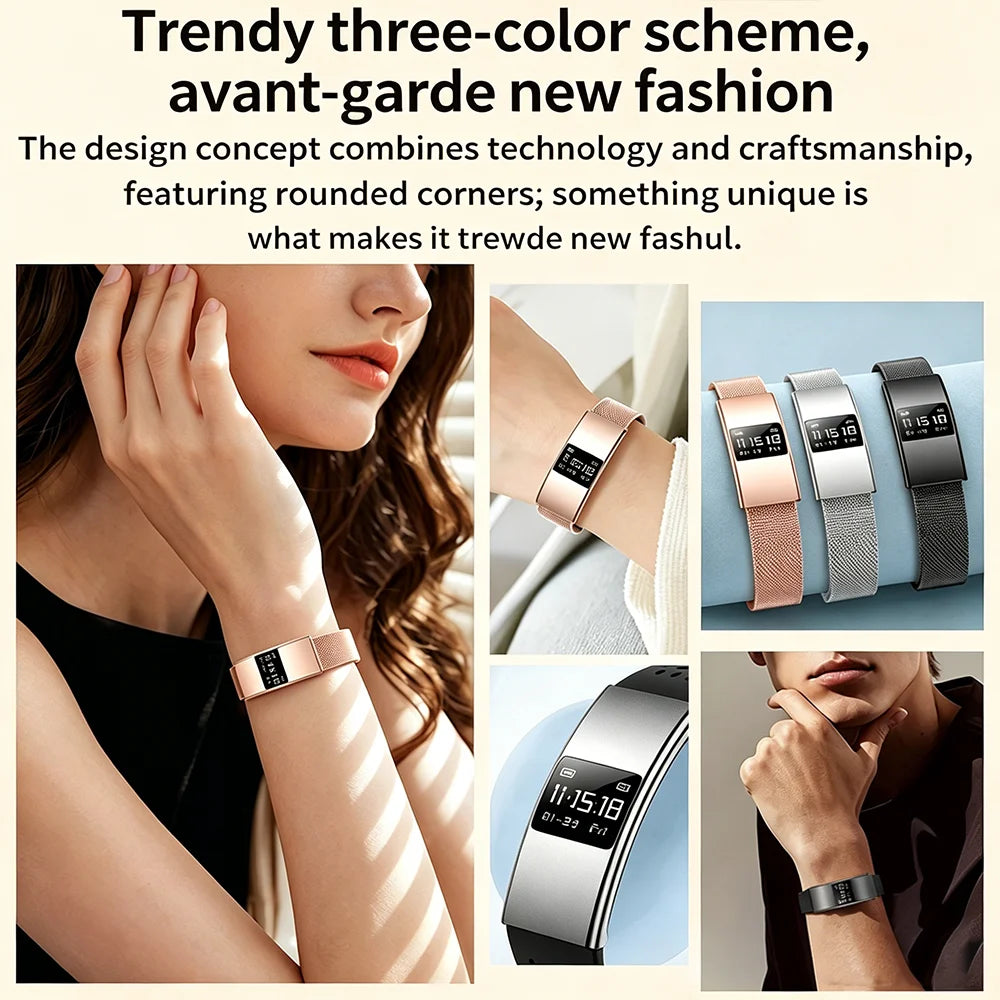 Smartwatch 2026 Estiloso — Múltiplos Modos de Exercício, IPX8 e Presente Perfeito