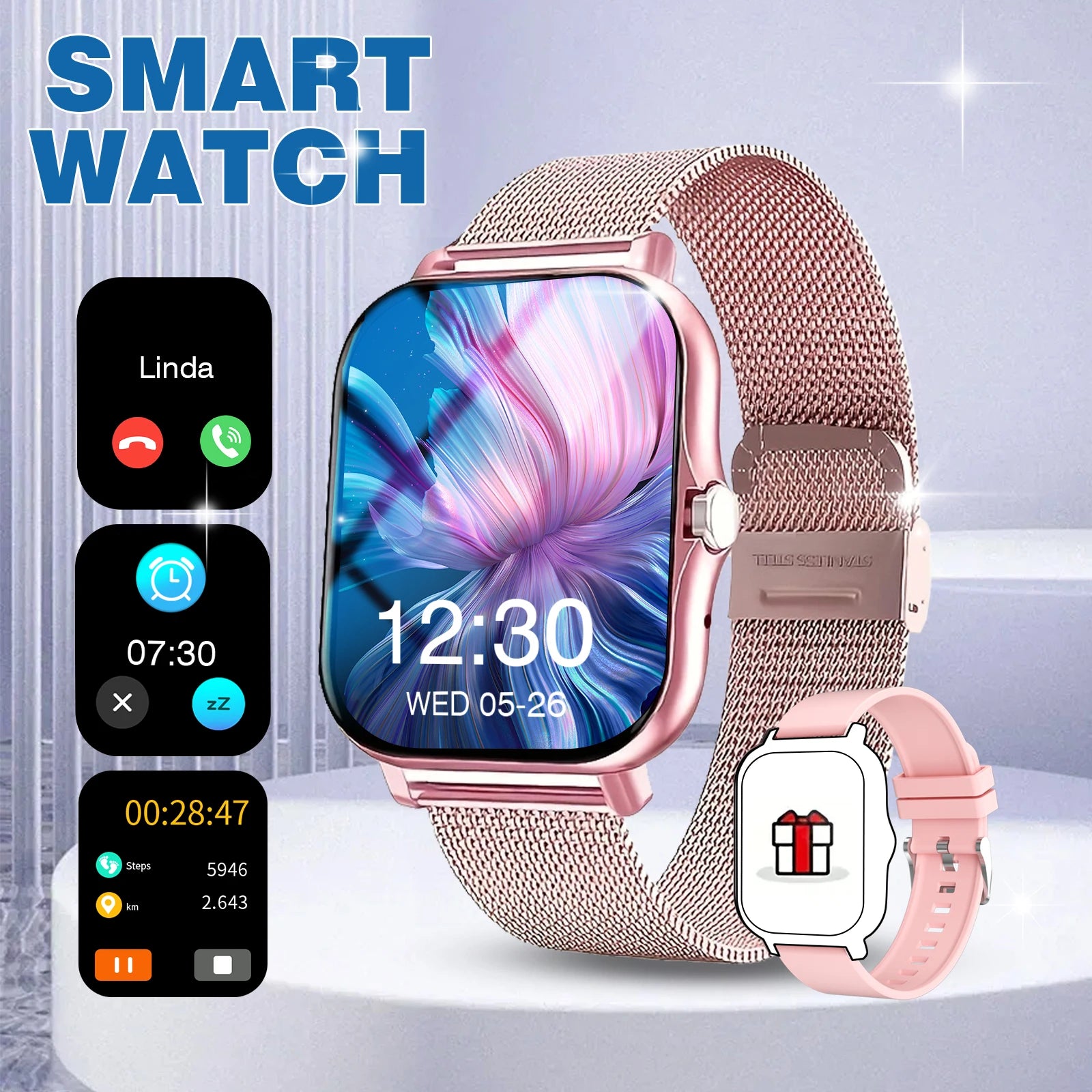 Xiaomi Redmi Watch 5 Active — Ecrã AMOLED 2.07'', GPS, 5ATM e 20 Dias de Bateria
