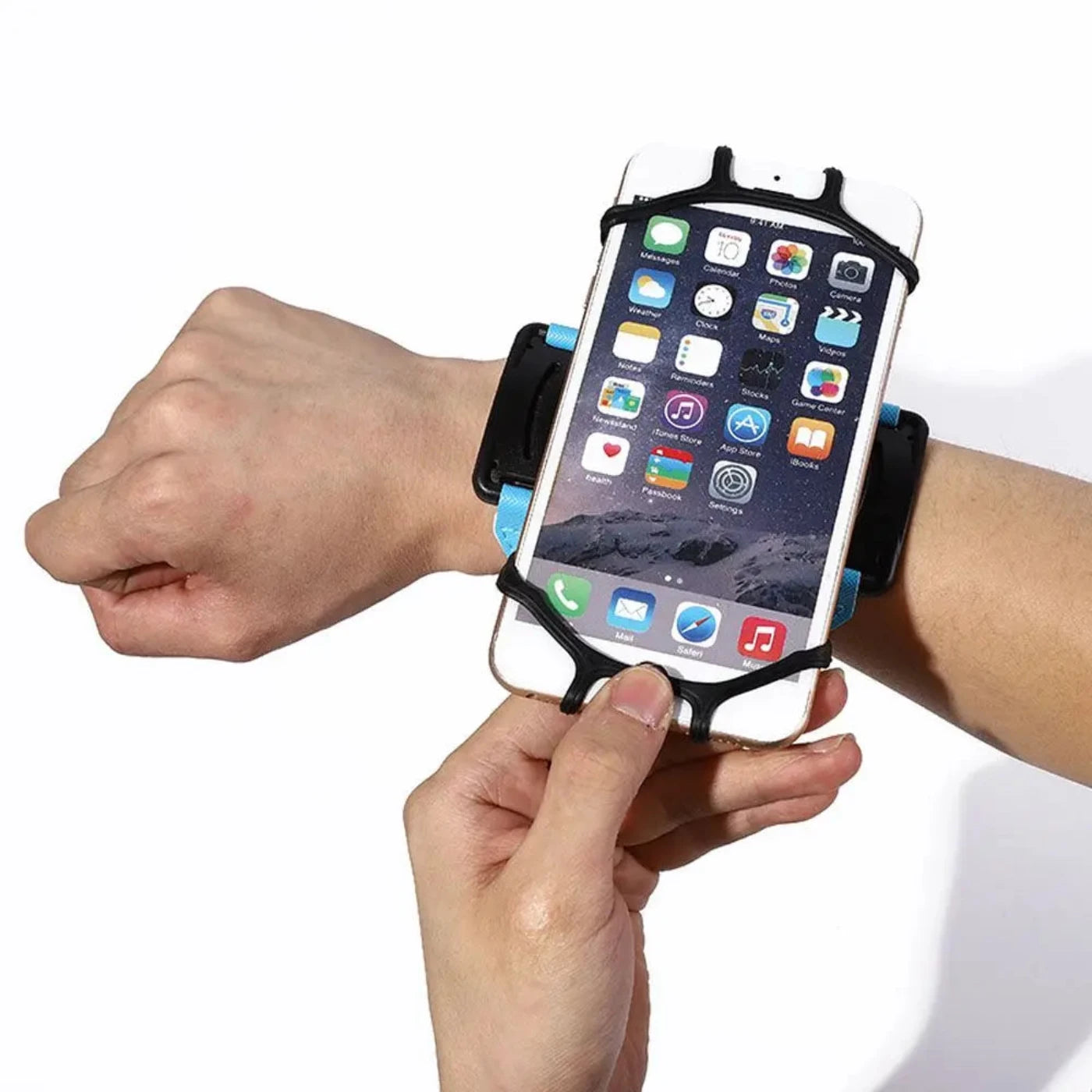 Braçadeira Desportiva Universal para Telemóvel — Suporte de Pulso, Corrida e Exterior