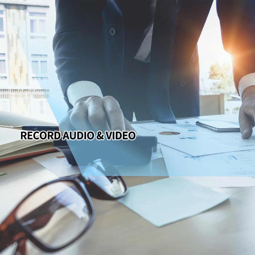 Óculos com Câmara Mini 1080p — Gravação HD para Conducão, Bicicleta e Exterior