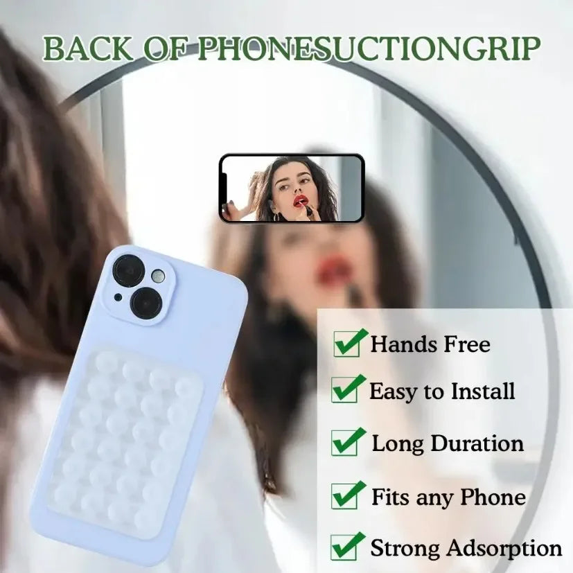 Suporte de Silicone com Ventósa para Telefónico — Multifuncional