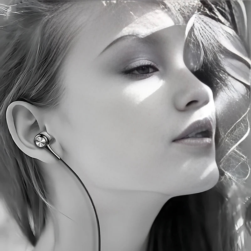 Auriculares com Fio 3.5mm HIFI Bass — Estéreo, Microfone e Desporto