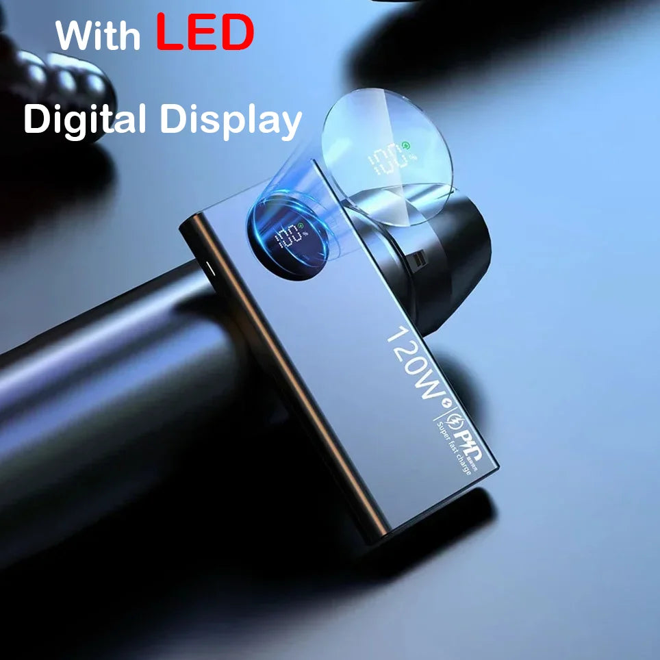 Power Bank OnePlus 10000mAh 120W com Display LED