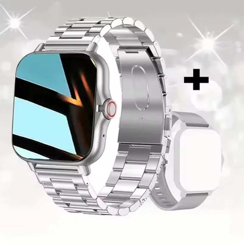 Smartwatch Bluetooth 1.44'' com Monitor de Saúde, Oxigénio e Pressão