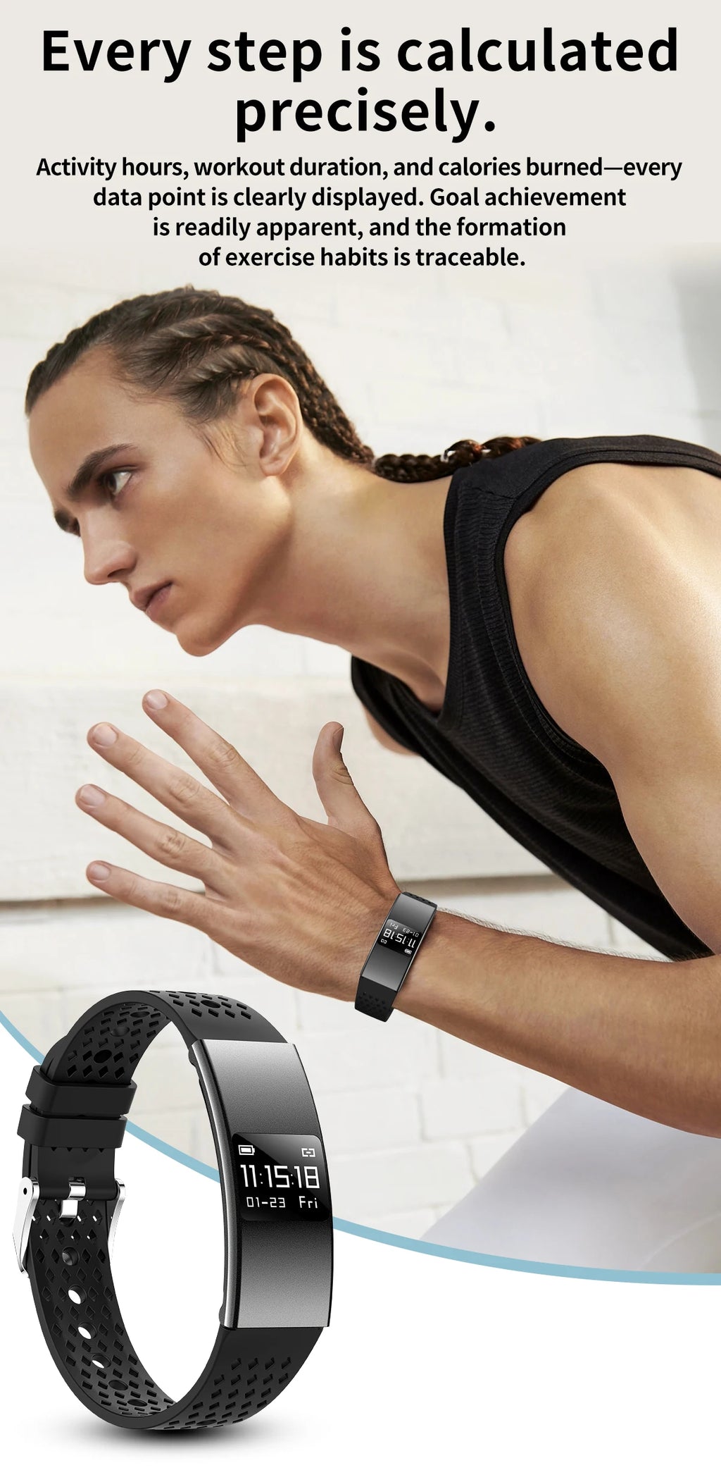 Smartwatch 2026 Estiloso — Múltiplos Modos de Exercício, IPX8 e Presente Perfeito