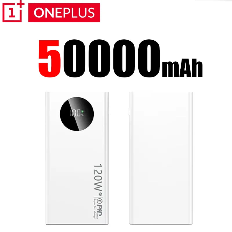 Power Bank OnePlus 10000mAh 120W com Display LED