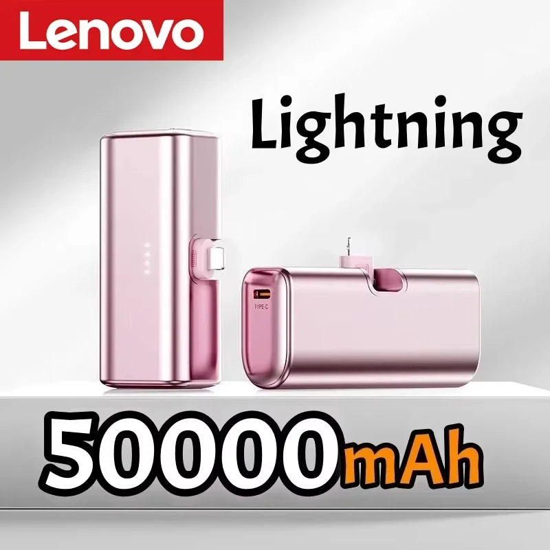 Power Bank Mini Lenovo 22.5W Carregamento Rápido