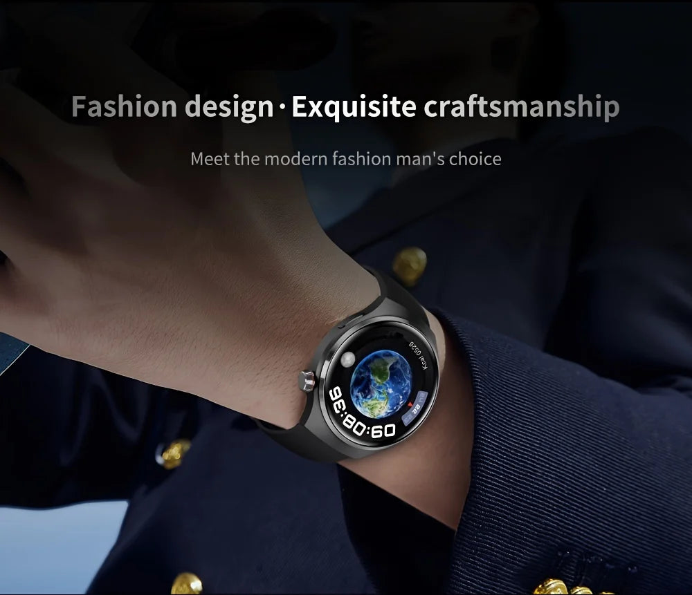 Smartwatch GT4 HD 1.52'' com Chamadas Bluetooth e Assistente de Voz