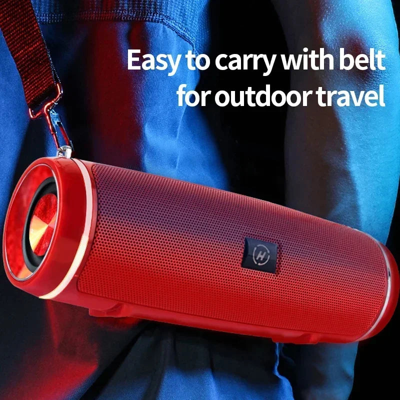 Coluna Bluetooth Sem Fios 200W — Alta Potência, Som 3D Estéreo Surround, TWS e FM