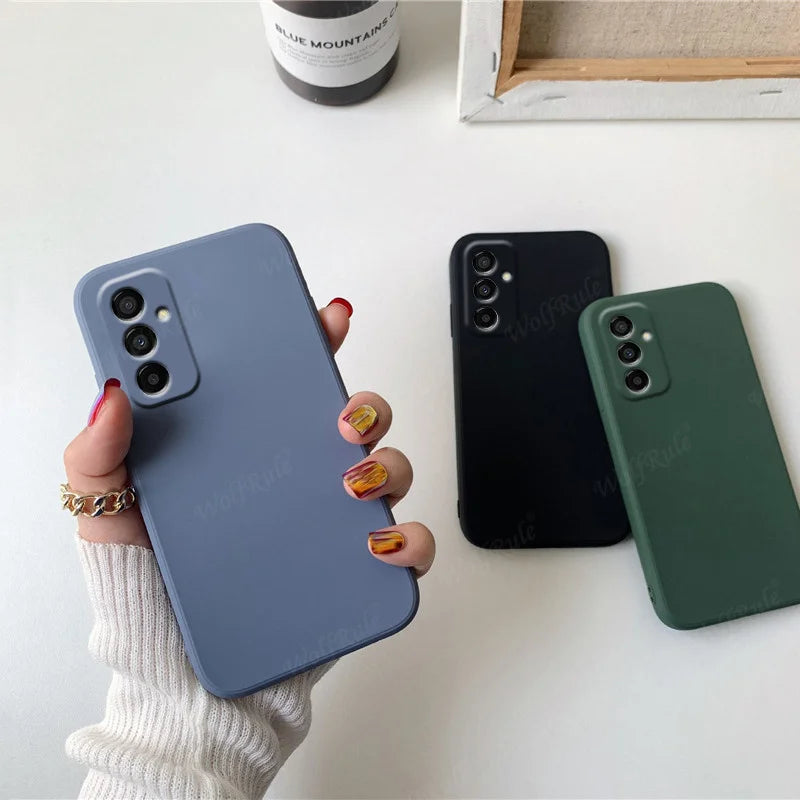 Capa Silicone para Samsung Galaxy A14 A04 A34 A54 A55
