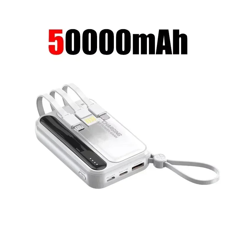 Power Bank Lenovo Mini 120W com 4 Cabos Integrados