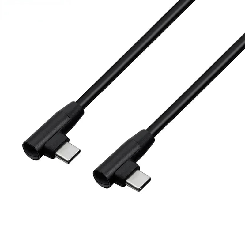 Cabo USB-C em Ângulo 90° 60W 480Mbps — 20cm/50cm/1m/2m