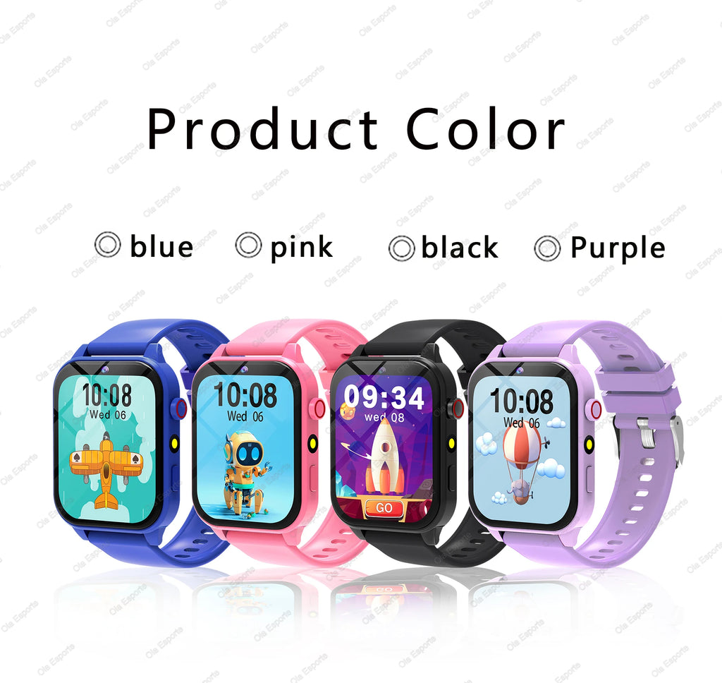 Smartwatch Infantil 2025 com 100+ Jogos — Ecrã HD, Música, Iluminação e Presente para Rapazes e Raparigas