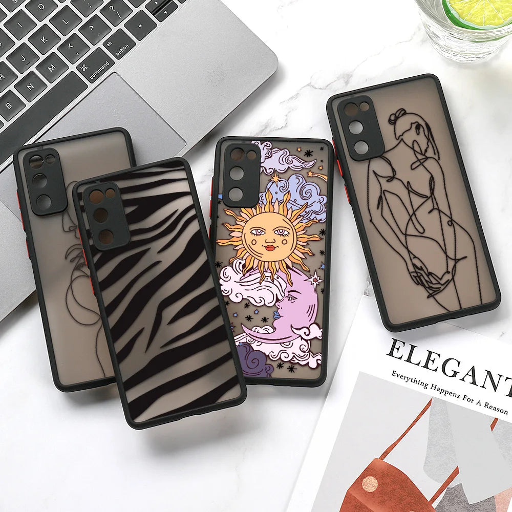Capa Matte Estética para Samsung Galaxy S Series