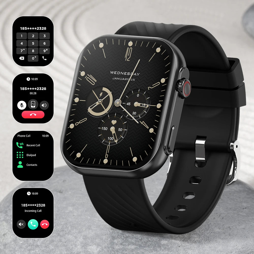 Smartwatch 2.01'' com GPS Integrado, IP68 e 100+ Modos Desportivos
