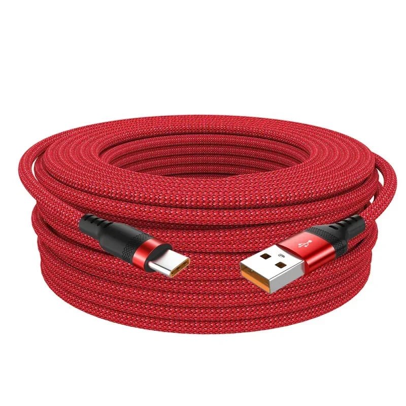 Cabo USB-C 6A Carregamento Rápido — 1m, 2m, 3m e 5m