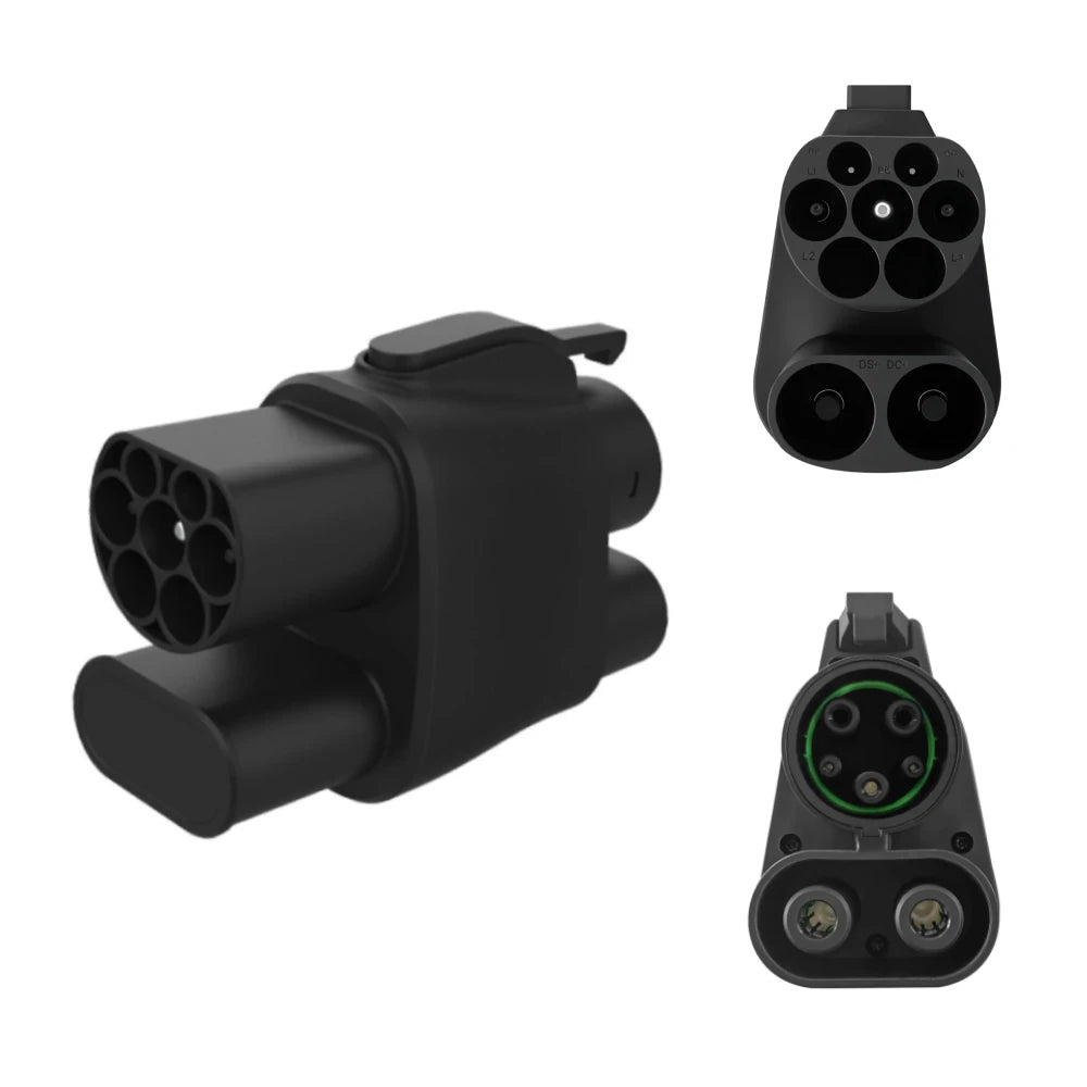 Adaptador de Carregamento Elétrico CCS2 para CCS1 250A 250KW