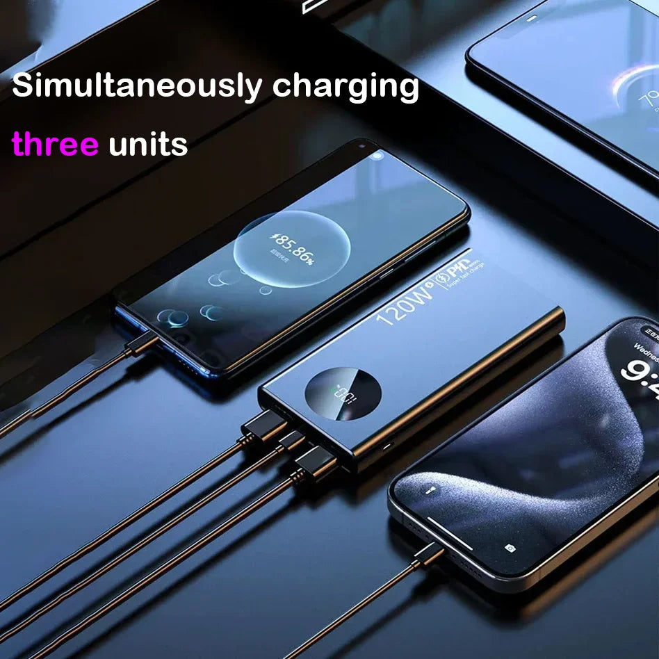 Power Bank OnePlus 10000mAh 120W com Display LED