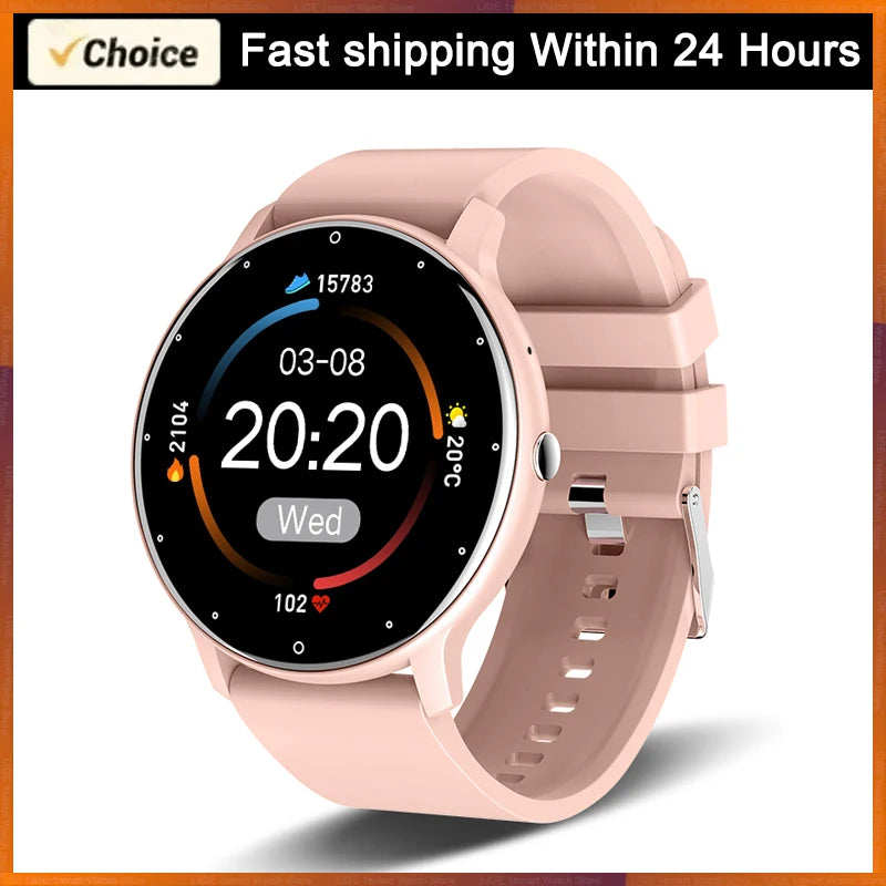 Smartwatch LIGE 2026 com Monitor Cardíaco e Fitness para Android e iOS