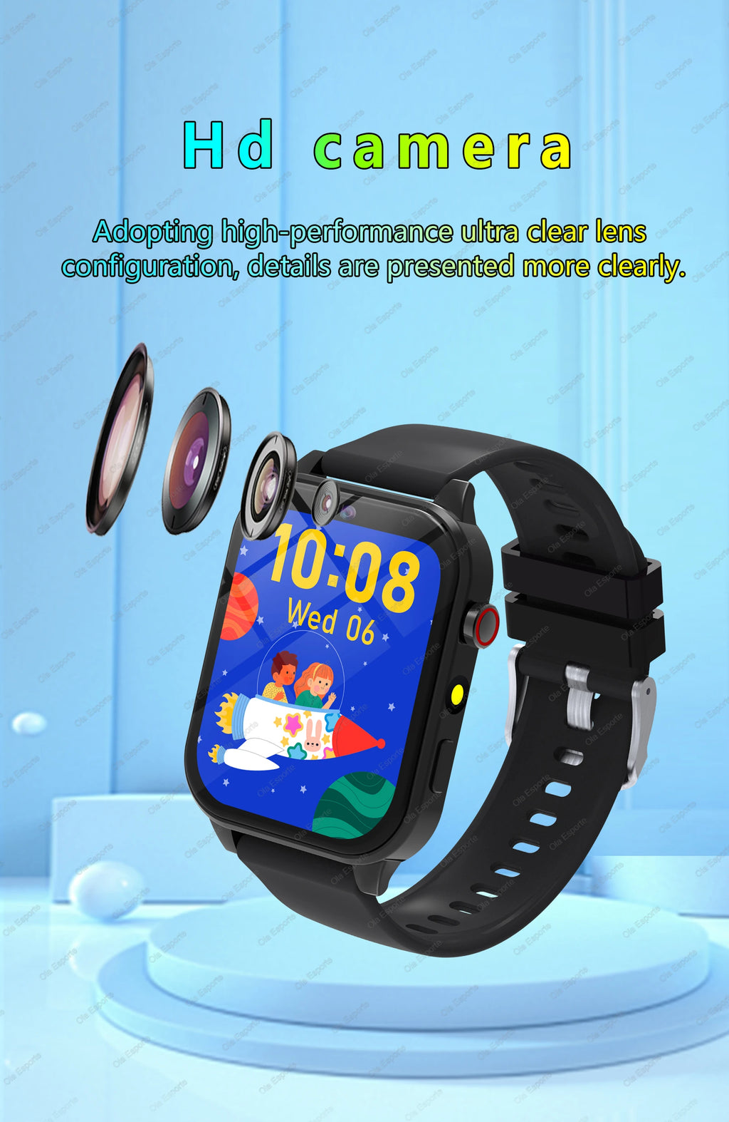 Smartwatch Infantil 2025 com 100+ Jogos — Ecrã HD, Música, Iluminação e Presente para Rapazes e Raparigas