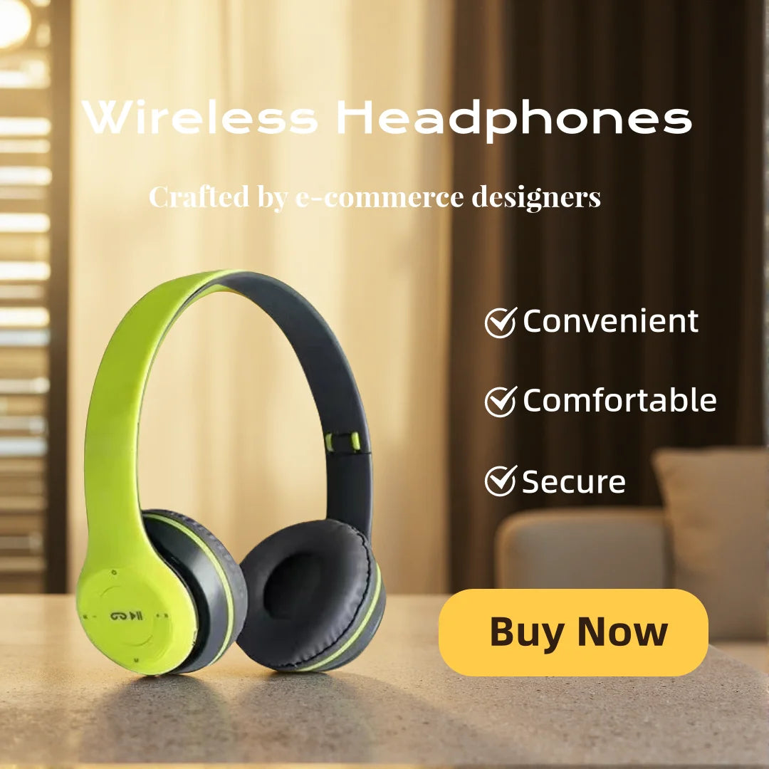 Headphones Bluetooth HiFi Over-Ear — Redução de Ruído, Microfone e Conforto para Viagem