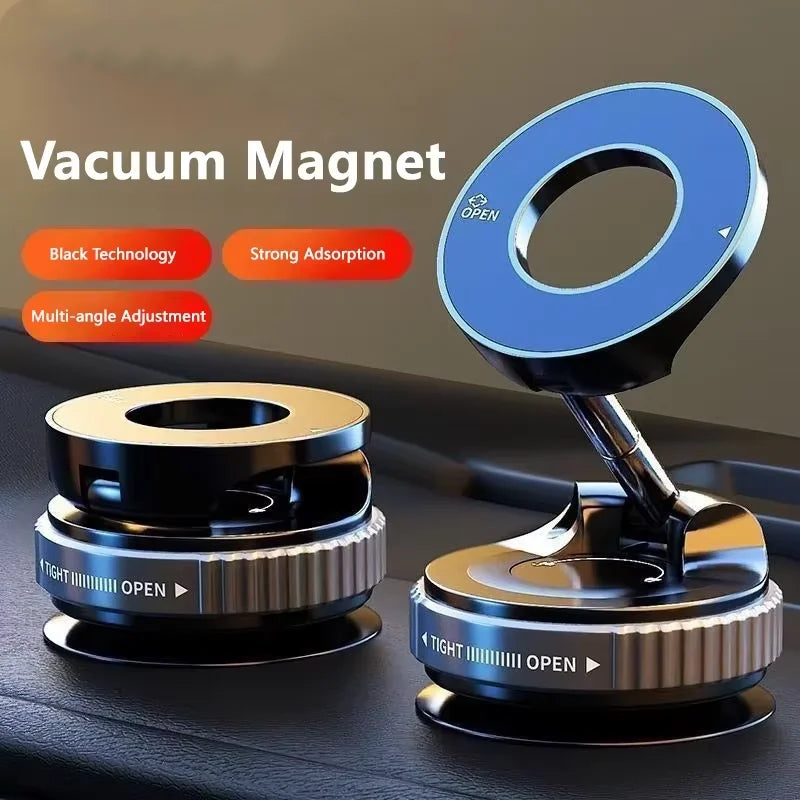 Suporte Magnético para Carro 360° com Ventósa e 16 Ímãs