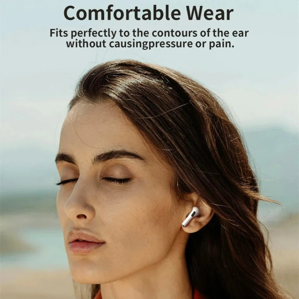 Earbuds TWS Bluetooth 5.3 com Redução de Ruído e Áudio HD