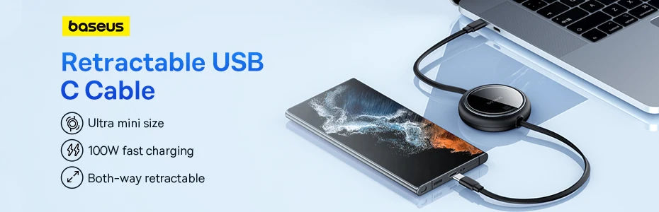 Cabo Baseus USB-C para iPhone 20W Carregamento Rápido — 1.2m/2m
