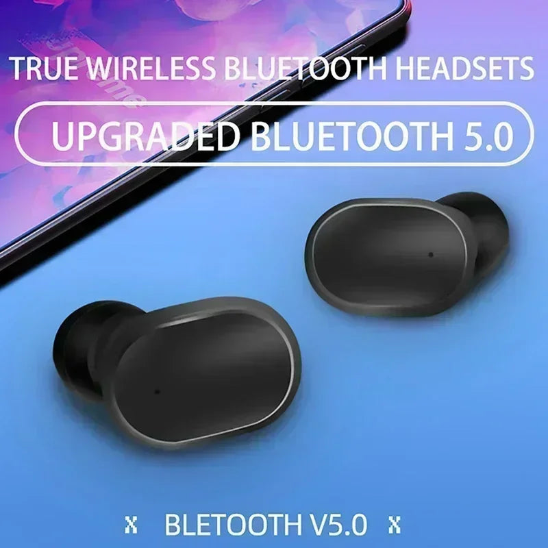Earbuds TWS Bluetooth 5.3 com Cancelamento de Ruído Ativo — HiFi, À Prova de Água e 5 Cores