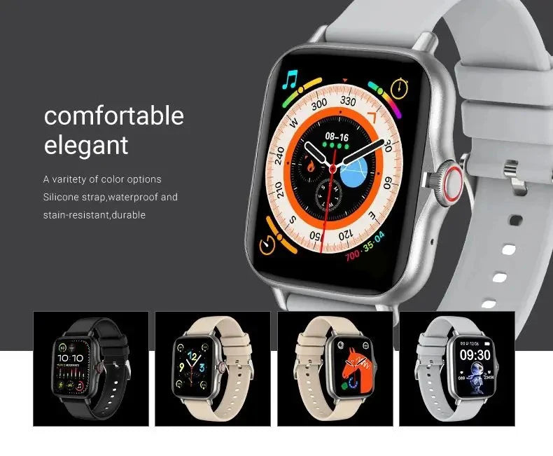 Smartwatch Bluetooth 1.44'' com Monitor de Saúde, Oxigénio e Pressão