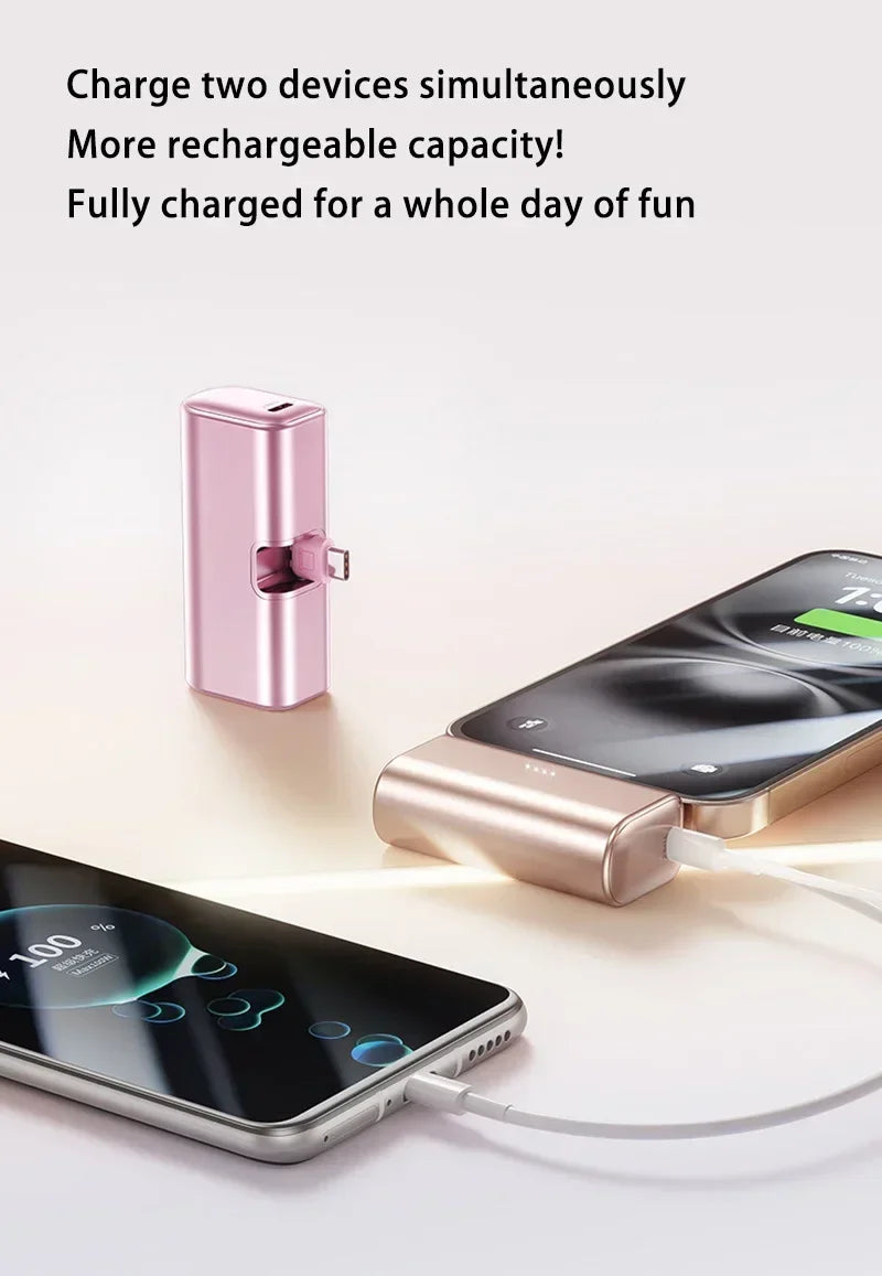 Power Bank Mini Lenovo 22.5W Carregamento Rápido