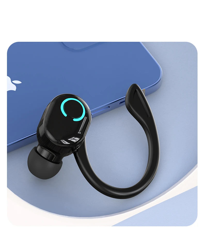 Auriculares Bluetooth HIFI Bass — Cancelamento de Ruído, Microfone HD e À Prova de Água